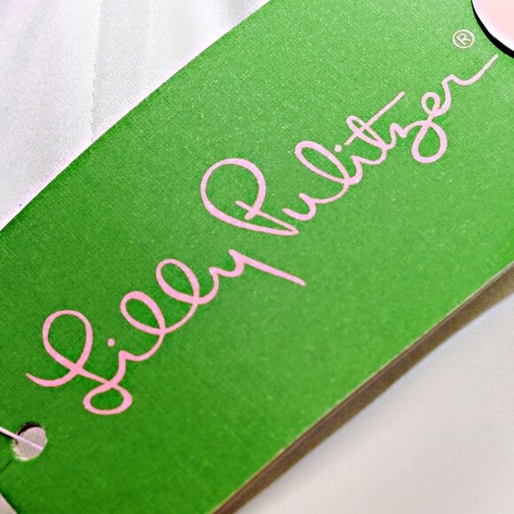 LILLY PULITZER Strapless White & Gold Embellished Sweetheart Mini Dress Size 4 - Picture 14 of 16